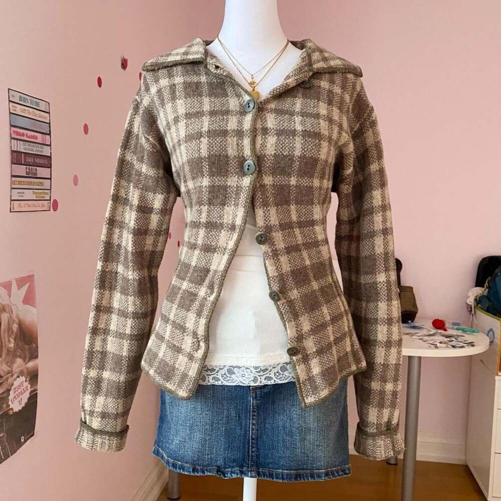 Women's Brown and Tan Jacket